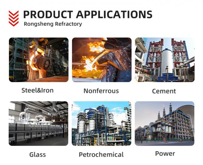 Hoge aluminium bakstenen Drie-stuk vuurvaste bakstenen Dun voor hoge temperatuur oven metselwerk 0