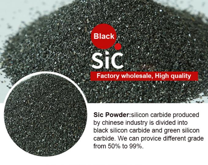 Abrasieve Polijst 98% 99% Sic Siliciumcarbide Poeder F60 Zwart Siliciumcarbide 0