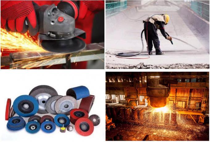 milieuvriendelijk Hoge zuiverheid wit gesmolten aluminium WFA 99% aluminium oxide corundum met siliciumcarbide poeder 4