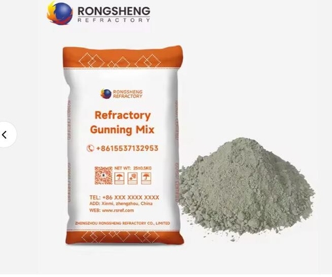 1800C Sterkte Aluminium Gunning Mix vuurvast materiaal voor EAF-bekleding met thermische schokbestendigheid