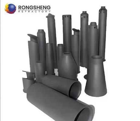Refractaire SIC Keramische ontzwavelingsnozzle Siliciumcarbide Keramische spiraalbuizen Si3N4 Siliciumnitride Gasspraynozzle