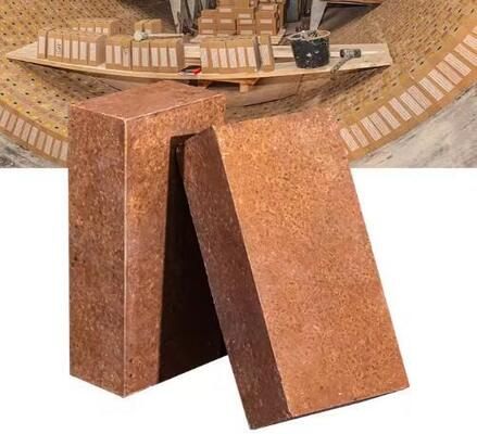 Hoogtemperatuur vuurvaste magnesiumbrik Uitstekende slijmweerstand Gesinterde magnesiumbrikken voor bekleding van staalovens