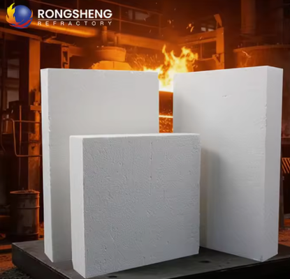 Brandvaste materialen voor ketels, ovens en ketels Keramische vezelplaten 1260C 1430C Isolatieplaten van aluminiumsilicaat