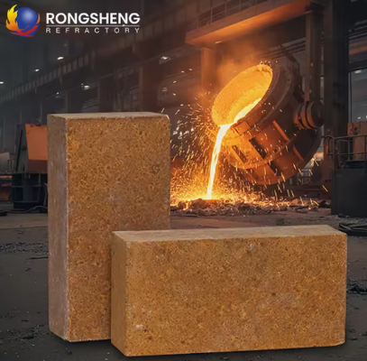 Rongsheng Hoogtemperatuur Magnesiumbrieken 92 95 MGO Magnesiet Brieken Warmteopslag Refractair Magnesiumbrieken 230x114x65mm