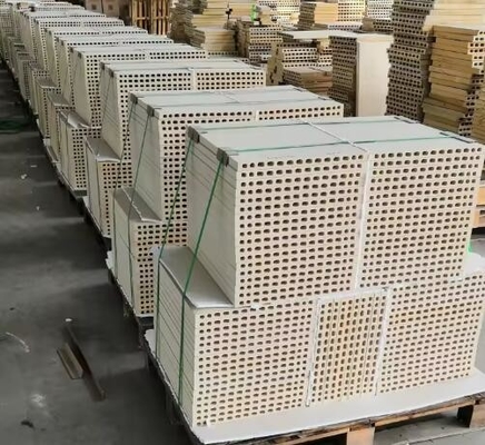 Refractaire ovenmeubelen Cordierite Mullite Plate Voor Keramische Tunnelovenschaal