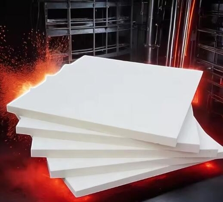 Op maat gemaakte vuurvaste plaat 1430C Aluminium silicaatvezelplaat Ovenvoering Keramische platen