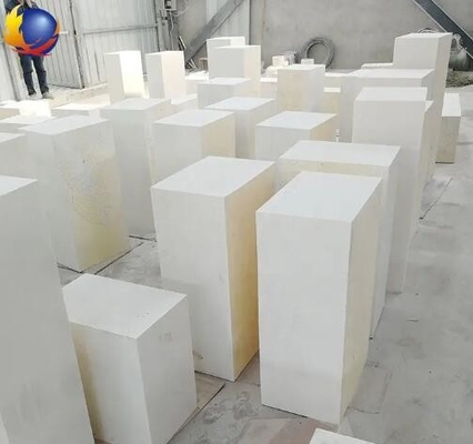 Hoogwaardig gegoten vuurvaste stof zirconia corundum baksteen elektrofusief vuurvaste azs blok