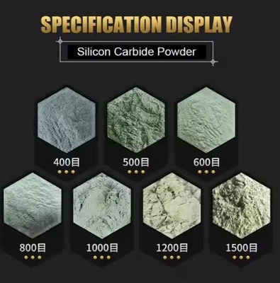 Hoge zuiverheid 99% Sic poeder 16#~2000# vuurvaste groene siliciumcarbide voor slijpstoffen en zandblazen