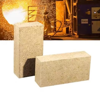 Hoogtemperatuuroven vuurvaste bakstenen van hoge kwaliteit Al2O3 45-80% Alumina vuursteen voor oven