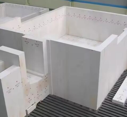 Fabrieksprijs Gesmolten Zirconia Corundum baksteen Azs vuurvaste baksteen Voor glazen oven