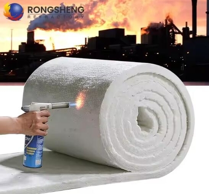 Hoogtemperatuurisolatie wol keramische vezel deken Bulk 1260c 50mm 25mm Dikke aluminiumsilicaat naald deken