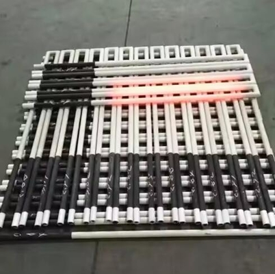 Hoogtemperatuur 1400c 1500c Siliciumcarbide-stang Verwarmingselementen Sic Elektrische verwarmingsbuizen voor oven