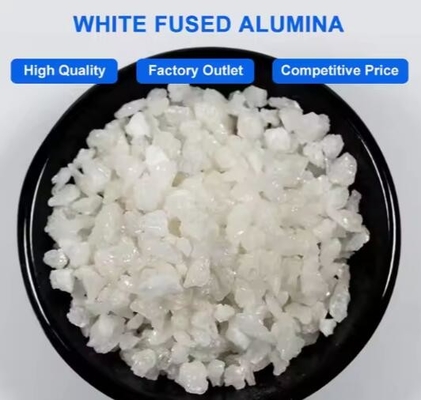 milieuvriendelijk Hoge zuiverheid wit gesmolten aluminium WFA 99% aluminium oxide corundum met siliciumcarbide poeder