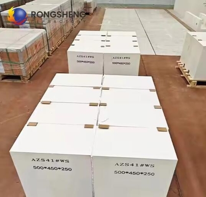 Glas smeltoven vuurvaste materialen gesmolten Azs blok Zirconia Corundumbrick Azs-33# Azs-36# Azs-41# Fusion Cast Brick