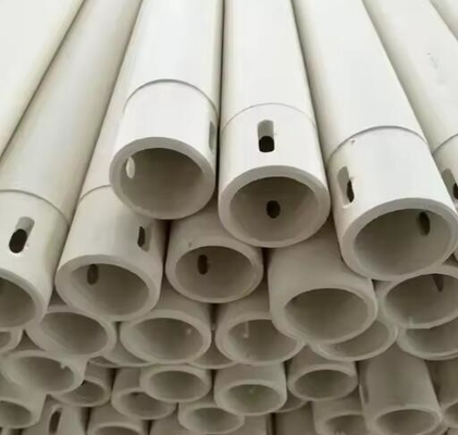 Hoogtemperatuur 99% Al2o3 vuurvaste keramische buisbuis Aluminium keramische rol voor keramische oven