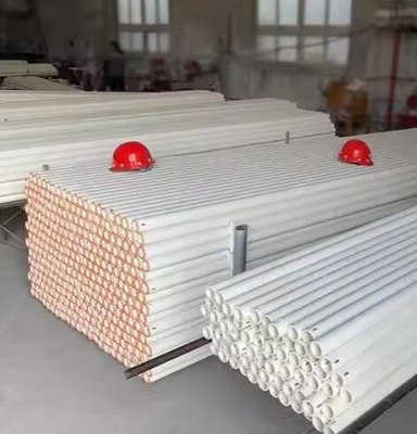 Hoogtemperatuur 99% Al2o3 vuurvaste keramische buisbuis Aluminium keramische rol voor keramische oven