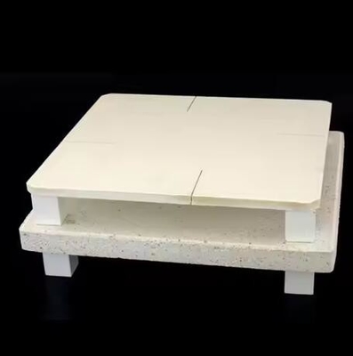 Hoogtemperatuur Cordierite Mullite Keramische Battplaat Brandvaste Keramische Mullite Cordierite Plaat Voor Ovenmeubelen