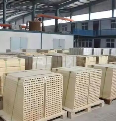Hoogtemperatuur Cordierite Mullite Keramische Battplaat Brandvaste Keramische Mullite Cordierite Plaat Voor Ovenmeubelen