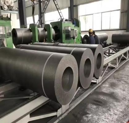 Dia 100-750mm Hoogwaardige grafietelektroden L1800-2700mm UHP HP RP Carbon grafietelektrode voor Eaf Lf oven