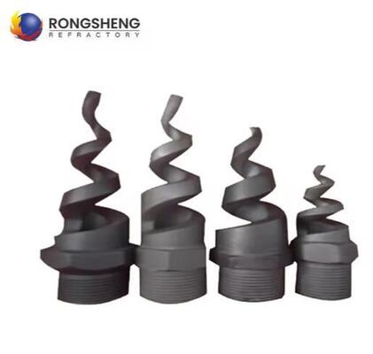 Rongsheng SiSiC RBSiC SiC Nitride Bonded Silicon Carbide Nozzle Burner Refractory voor industriële ovenovens