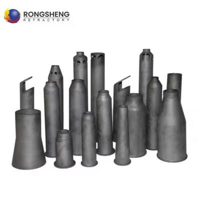 Rongsheng SiSiC RBSiC SiC Nitride Bonded Silicon Carbide Nozzle Burner Refractory voor industriële ovenovens
