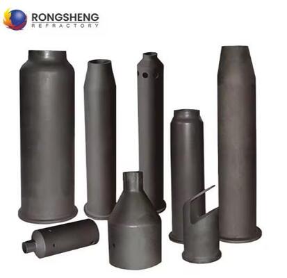 Refractaire SIC Keramische ontzwavelingsnozzle Siliciumcarbide Keramische spiraalbuizen Si3N4 Siliciumnitride Gasspraynozzle