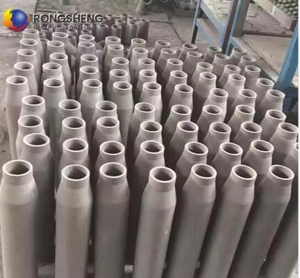 Refractaire SIC Keramische ontzwavelingsnozzle Siliciumcarbide Keramische spiraalbuizen Si3N4 Siliciumnitride Gasspraynozzle