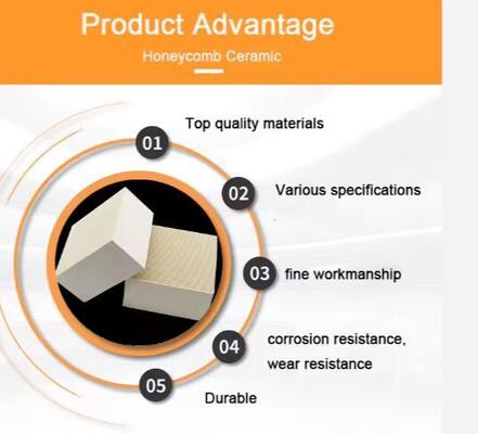 Rongsheng Refractory Honeycomb Ceramic Substrate Round Square Cordierite Alumina Ceramic Heat Exchangers For Chemical Industry