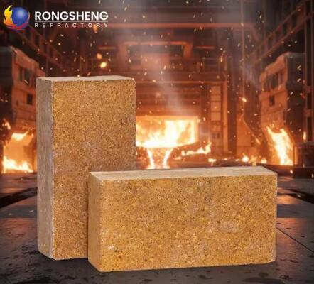 Hoogtemperatuur vuurvaste magnesiumbrik Uitstekende slijmweerstand Gesinterde magnesiumbrikken voor bekleding van staalovens