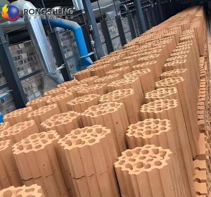 High Temperature Heat Storage Silica Brick Refractory Grid Brick High Purity Silica Checker Bricks For Hot Blast Stove