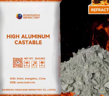 Hoogwaardig vuurvaste gietwerk Hoog aluminium laag cement gietbare industriële ovens Monolithische vuurvaste bekledingsmaterialen