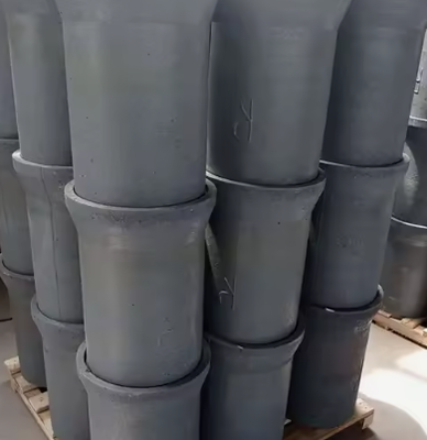Fabrieksvoorziening Grote Sic smeltkroes 50kg 350kg Siliciumcarbide Pot Sagger Siliciumcarbide smeltkroes Voor het smelten van gietijzer