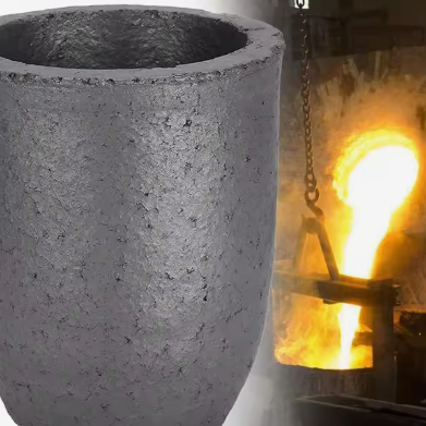 Fabrieksvoorziening Grote Sic smeltkroes 50kg 350kg Siliciumcarbide Pot Sagger Siliciumcarbide smeltkroes Voor het smelten van gietijzer