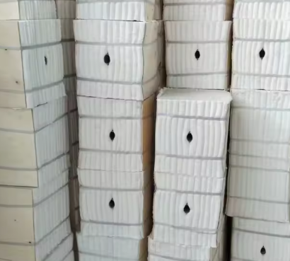 1260C 1430C Brandvaste keramische vezel vouwblokken Aluminium silicaat keramische module voor hoge temperatuuroven