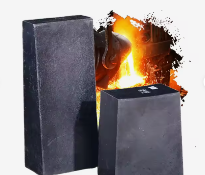 Rongsheng vuurvaste magnesia koolstofsteen hoge temperatuur 1800°C magnesium koolstofstenen voor Eaf en converter