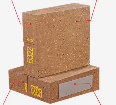 Rongsheng vuurvaste magnesium ijzer spinel baksteen hoge vuurvaste 1800°C magnesia alumina spinel bakstenen voor cementoven