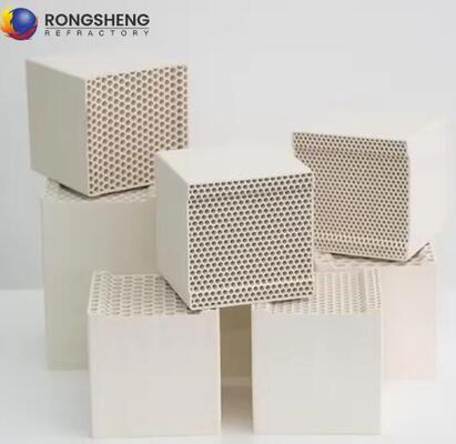 Rongsheng vuurvaste honingraat keramische substraat Ronde vierkant cordierite alumina keramische warmtewisselaars voor de chemische industrie