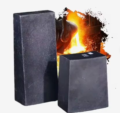 China Fabrieksprijs Magnesite Carbon Brick Hoogwaardige ijzer smeltoven voorraad vuurvaste Magnesia Carbon Bricks